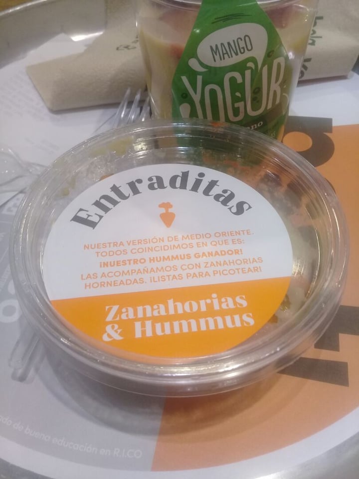 photo of Green Eat (Cerrado Permanentemente) Entraditas: Zanahoritas & Hummus shared by @dannylane on  27 Nov 2019 - review