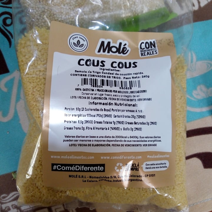 photo of Molé Cous Cous shared by @floresamarillas on  18 Sep 2022 - review