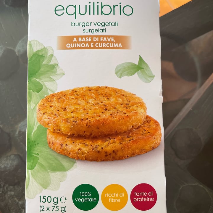 review photo of Esselunga equilibrio Burger Vegetali (Fave, Quinoa e Curcuma) shared by @nora1982 on 28 Aug 2022 - review