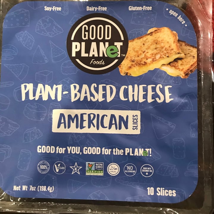 photo of Good Planet Foods Dairy-Free American Slices shared by @isabellepizzuto on  06 Mar 2021 - review