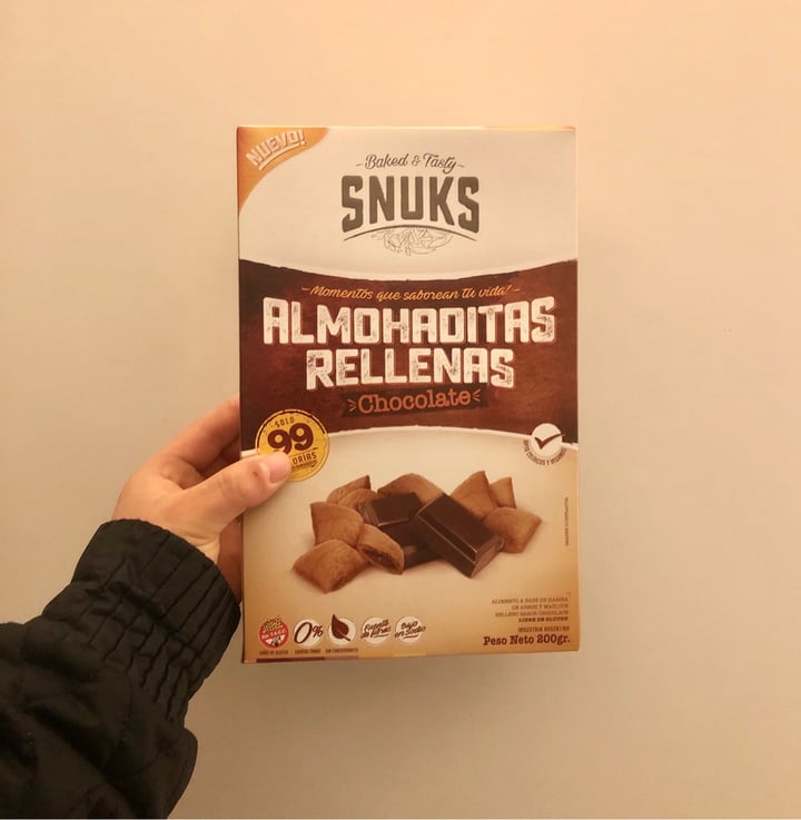 photo of Snuks Almohaditas Rellenas de Chocolate shared by @brendix on  01 Oct 2020 - review
