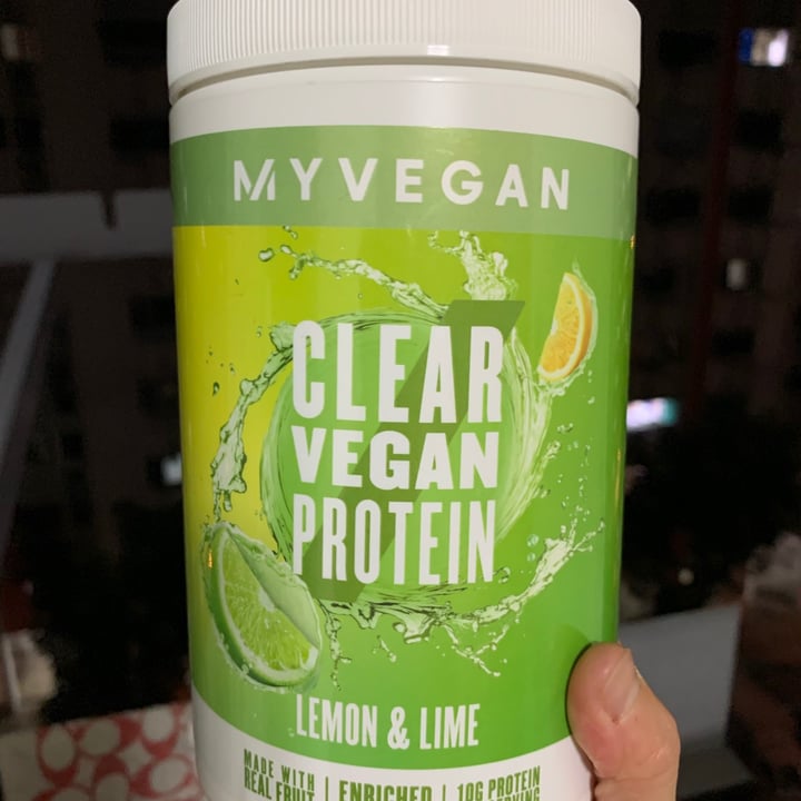 photo of MYVEGAN Clear Vegan Protein Lemon & Lime shared by @tigerdon on  20 Oct 2020 - review