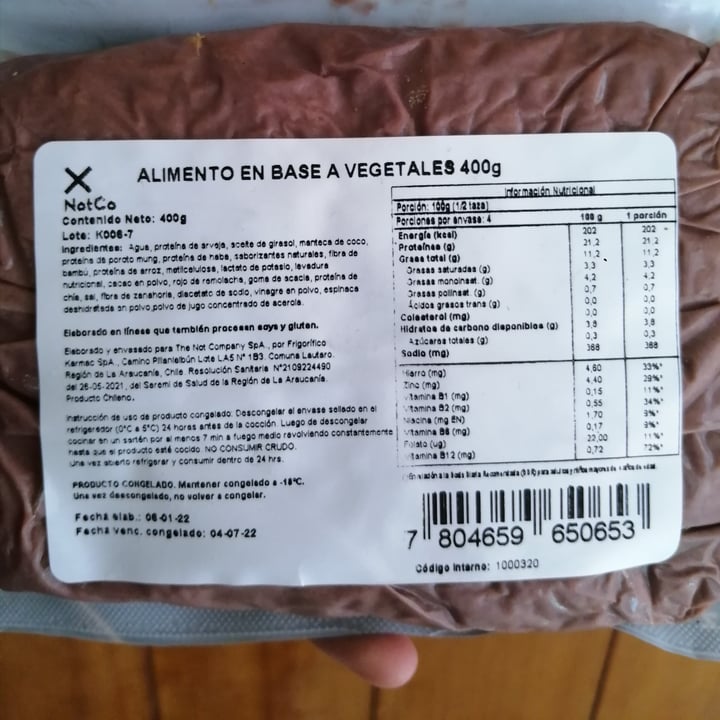 review photo of NotCo Not Meat Molida shared by @beleneea on 08 Jul 2022 - review