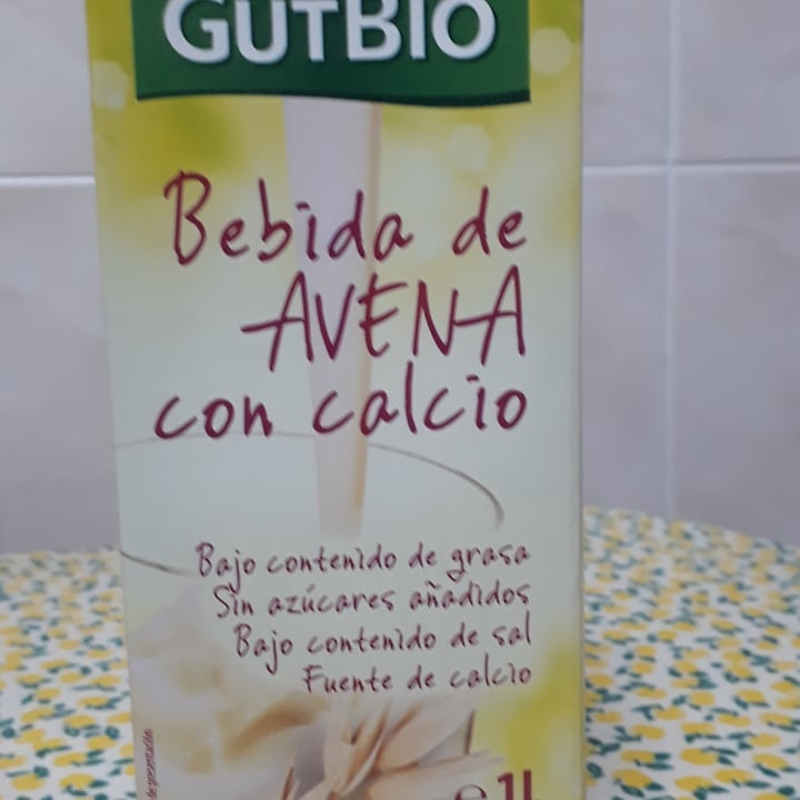 photo of GutBio Bebida de Avena con Calcio shared by @anaalmeida on  24 Apr 2022 - review