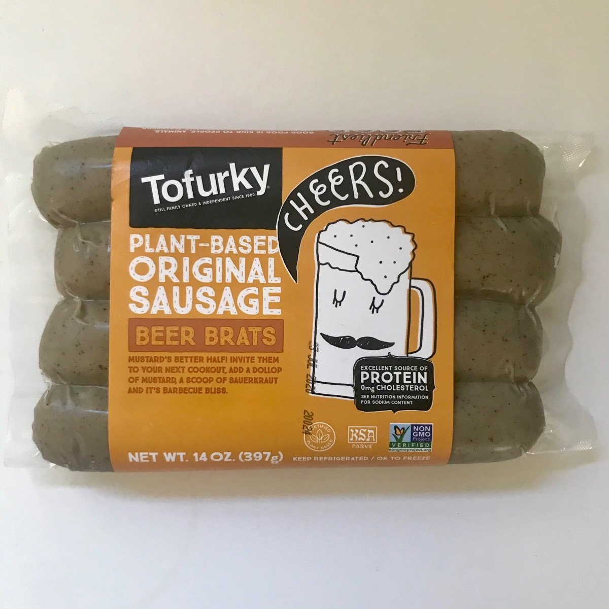 Tofurky Original Sausage Beer Brats Reviews abillion