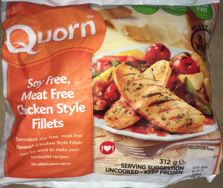 photo of Quorn Vegan Fillets shared by @rohan on  11 Jul 2019 - review