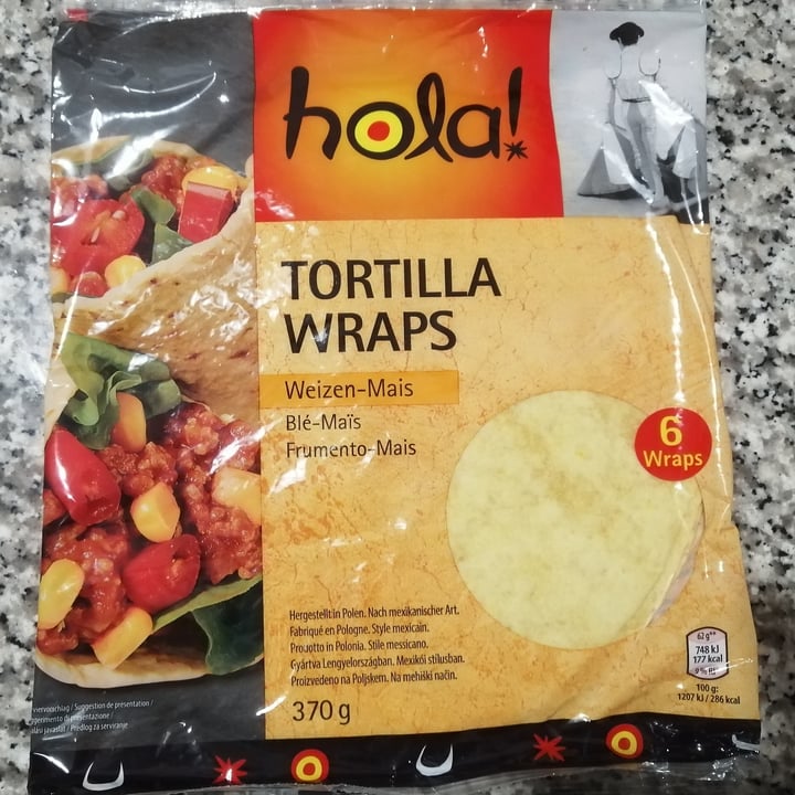 photo of Hola! Tortilla wraps (MAIS E FRUMENTO) shared by @empatiaconsapevole on  18 Nov 2022 - review