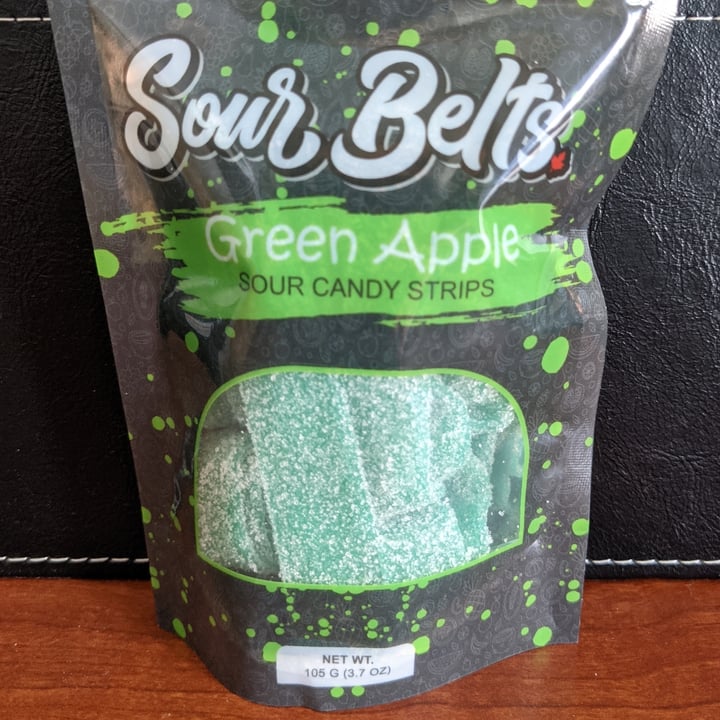 review photo of Sour Belts Green Apple Sour Candy Strips shared by @awnyer on 04 Mar 2021 - review