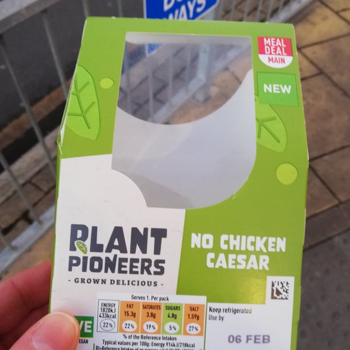photo of Plant Pioneers No chicken ceasar wraps shared by @lucyveg83 on  05 Feb 2022 - review