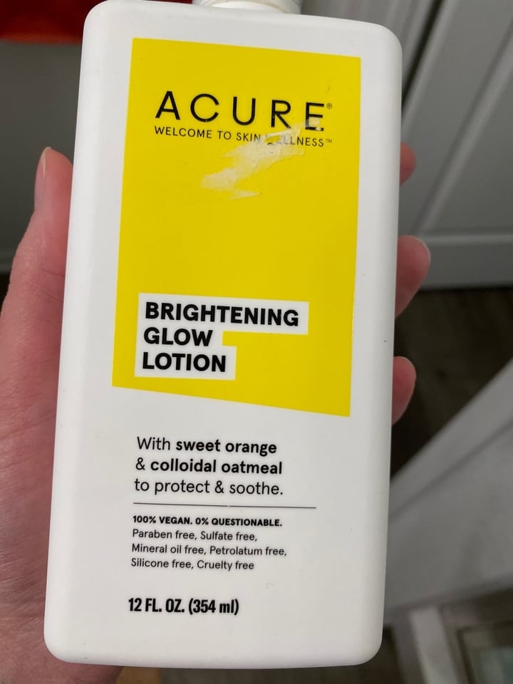 photo of Acure Brightening glow lotion shared by @courtthetort on  22 Jan 2020 - review