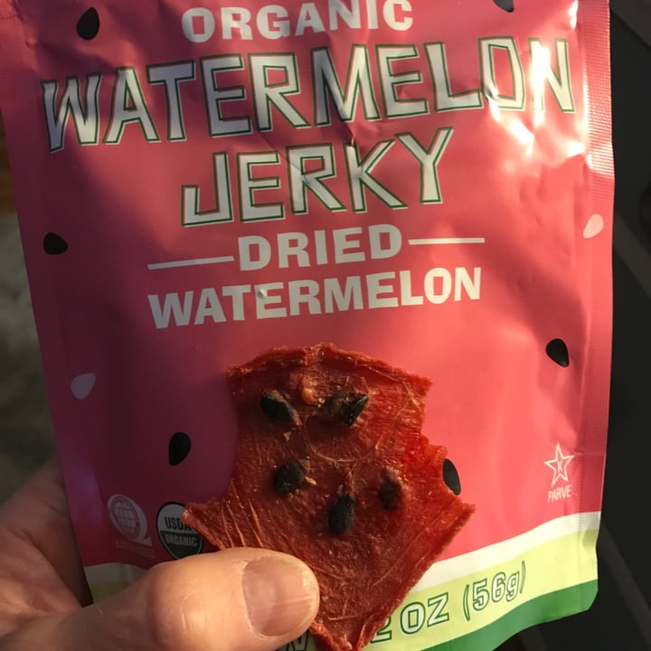 review photo of Trader Joe's Organic Watermelon Jerky shared by @mnvegan on 15 Jan 2021 - review