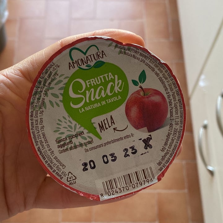 review photo of Amonatura Frutta Snack Mela shared by @20li08no on 05 Apr 2022 - review