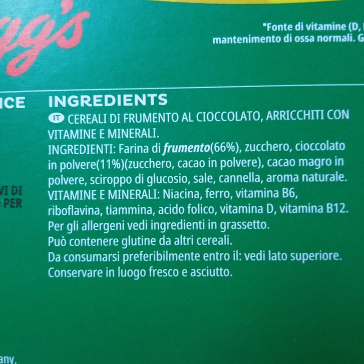 photo of Kellogg Cereali al gusto di cioccolato. shared by @chebarbachenoia86 on  12 May 2022 - review