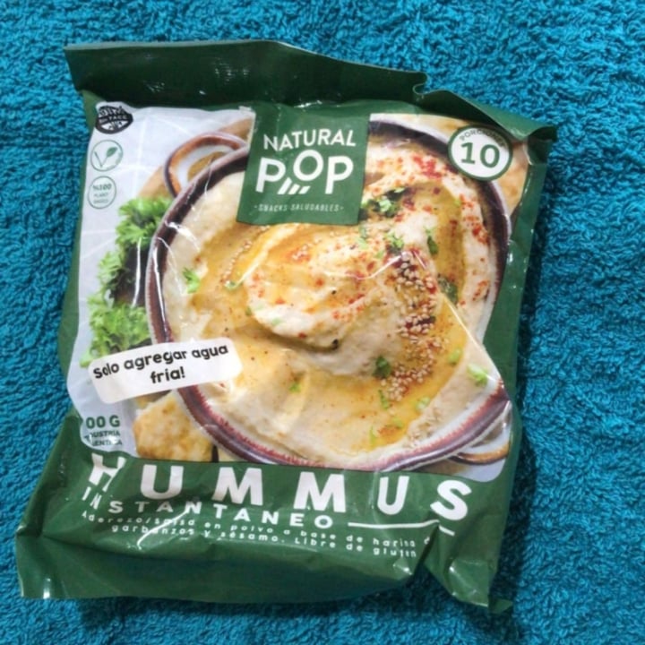 photo of Natural Pop Hummus Instantáneo shared by @carinci on  17 Jan 2022 - review