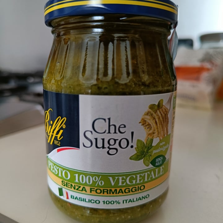 photo of Biffi Che Sugo! Pesto 100% Vegetale Senza Formaggio Jar shared by @gretaval on  12 Mar 2022 - review