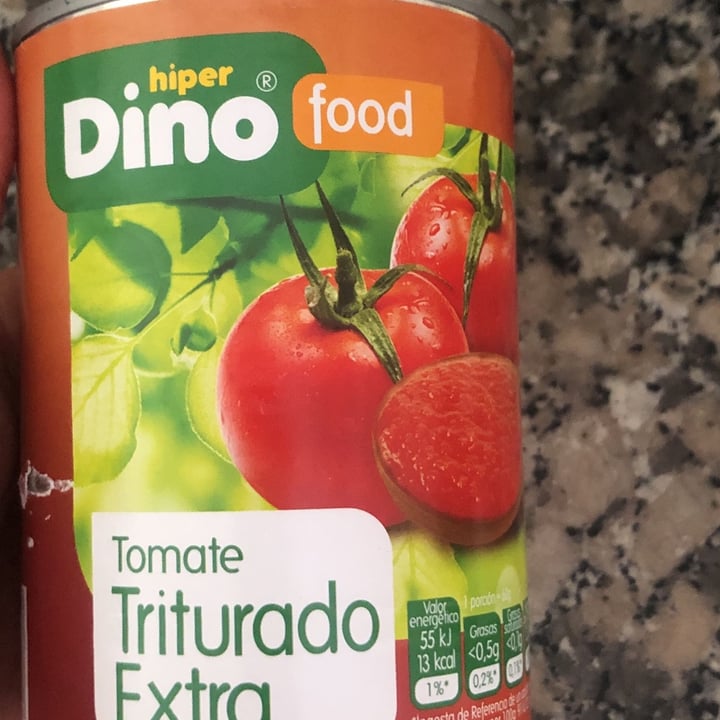 photo of Hiperdino Tomate triturado extra shared by @francyveggy on  14 Apr 2022 - review