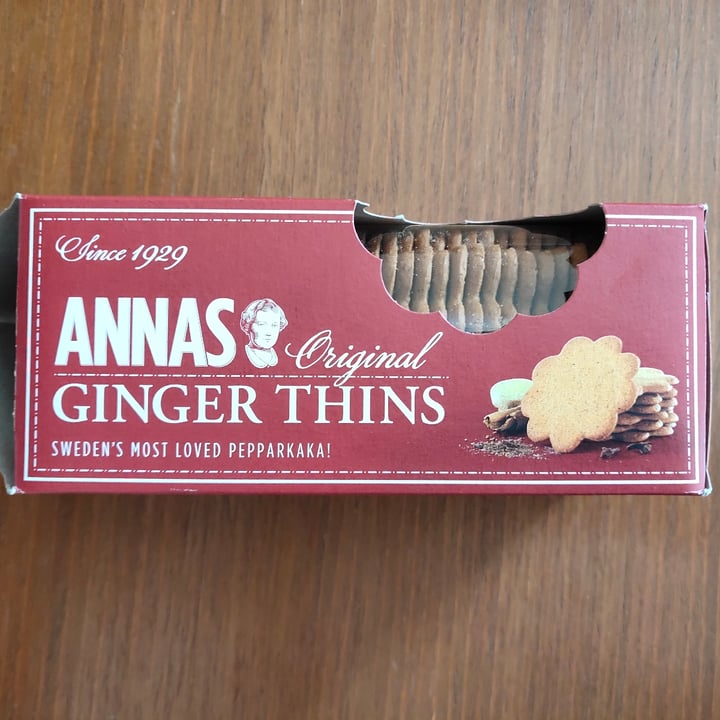photo of Annas Ginger Thins shared by @stevenneoh on  01 Jun 2020 - review