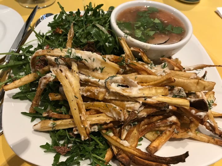 photo of Root to Rise Kitchen Parsnip Potato Wedges and Garlic Sauce shared by @dmccloskey on  01 Apr 2018 - review