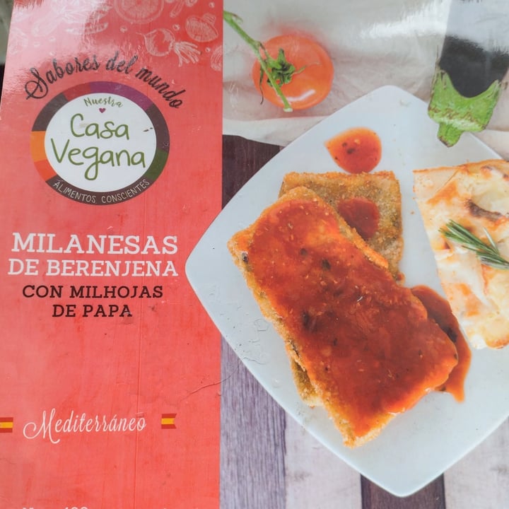 photo of Casa Vegana Milanesas de berenjena shared by @ursula on  24 Jul 2021 - review
