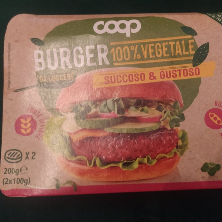 photo of Coop burger 100%vegetale shared by @biancafurii on  11 Nov 2022 - review