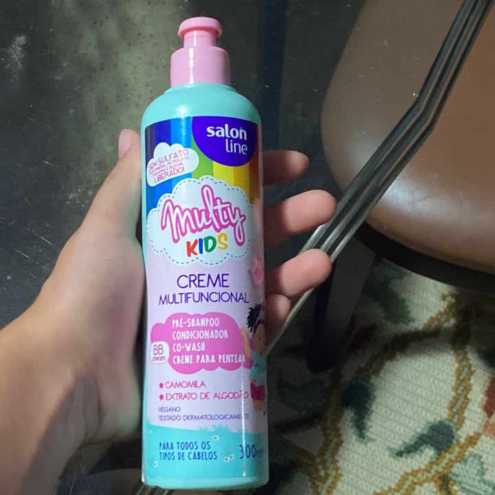 photo of Salon line multy kids creme funcional shared by @anacarolinapaiva086 on  14 Oct 2022 - review