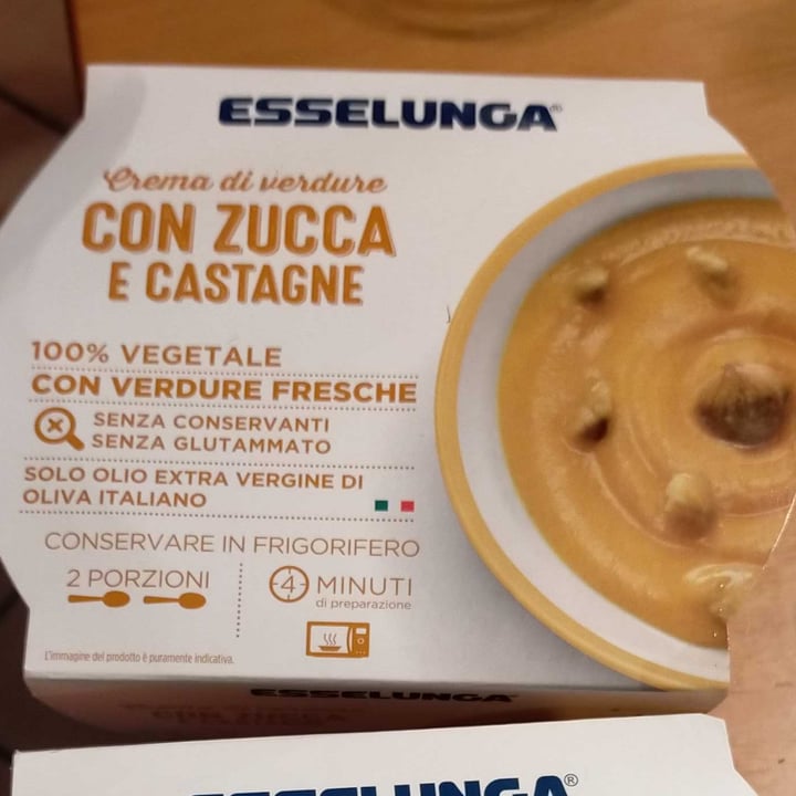 photo of Esselunga Crema di Verdure con Zucca e Castagne shared by @monia74 on  31 Mar 2022 - review