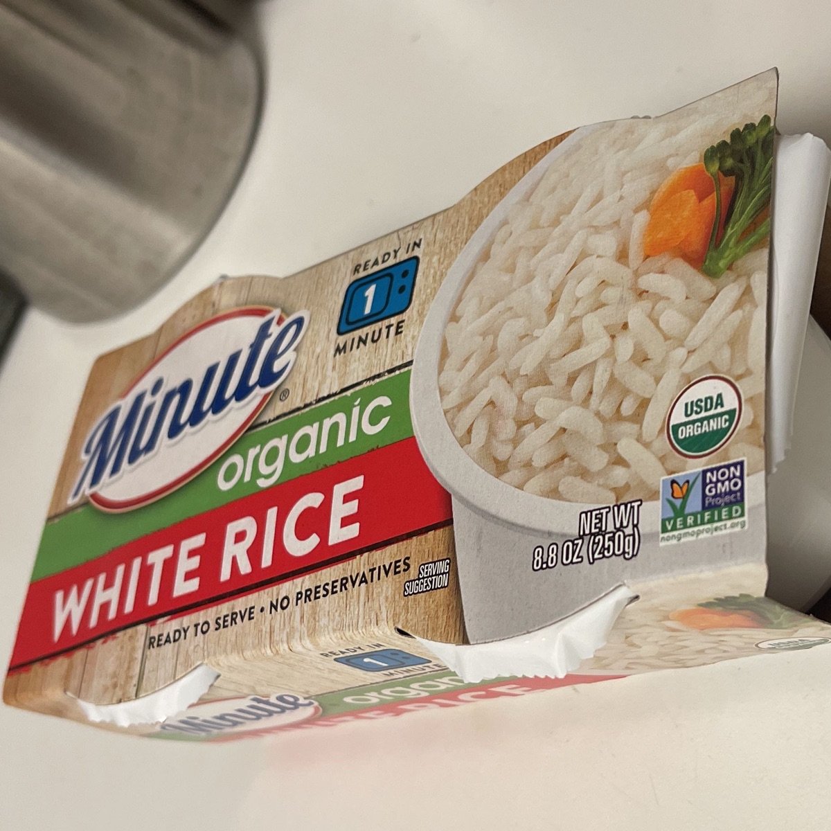 Organic White Rice from Minute - Vegan Product Reviews & Ratings | abillion
