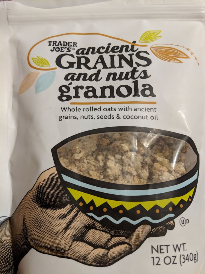 photo of Trader Joe's Ancient Grains and Nuts Granola shared by @compassionatekisses on  29 Jan 2019 - review