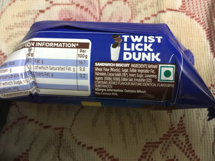 photo of  Mondelēz International Oreo Original shared by @ranjana on  02 Sep 2019 - review