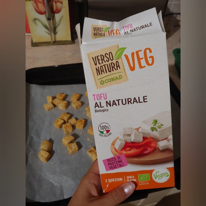 photo of Verso Natura Conad Veg Tofu al naturale shared by @letiziab on  01 Sep 2022 - review