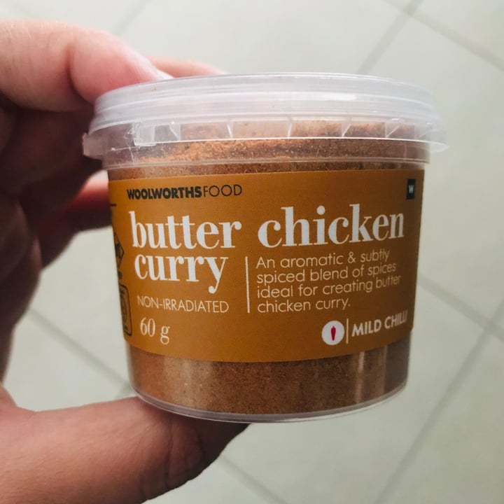 photo of Woolworths Food Butter Chicken Curry Spice Blend shared by @annika-m on  24 Oct 2020 - review