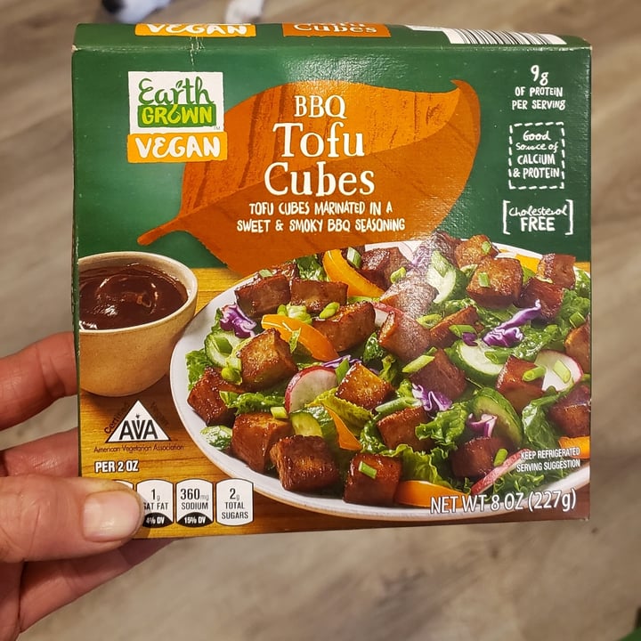 photo of Earth Grown BBQ Tofu Cubes shared by @ambularfortheanimals on  30 Aug 2020 - review