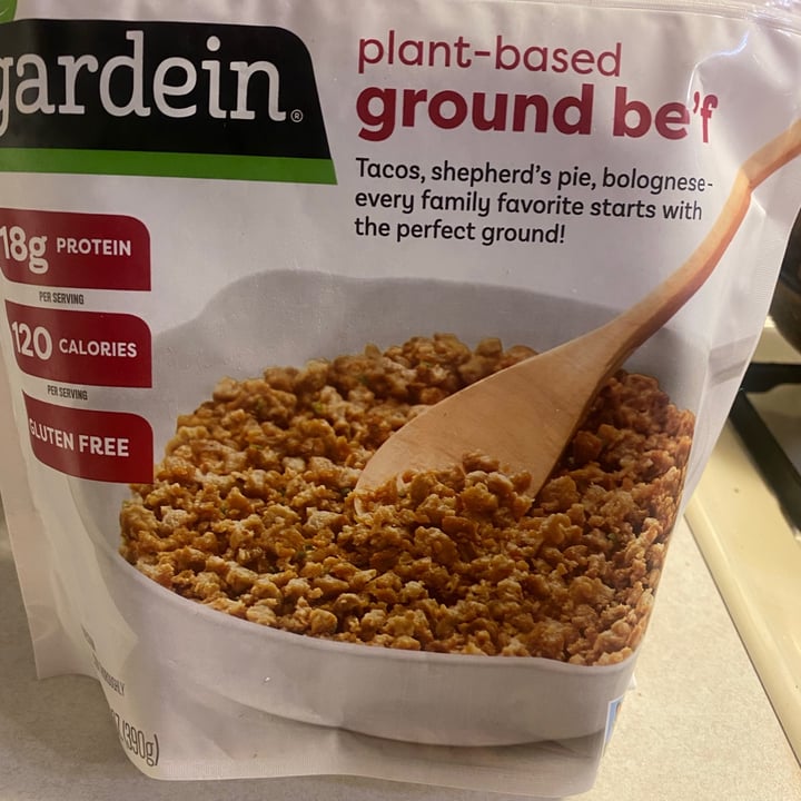 photo of Gardein Plant-based Ground Be’f shared by @bobbyosullivan on  27 Jun 2021 - review