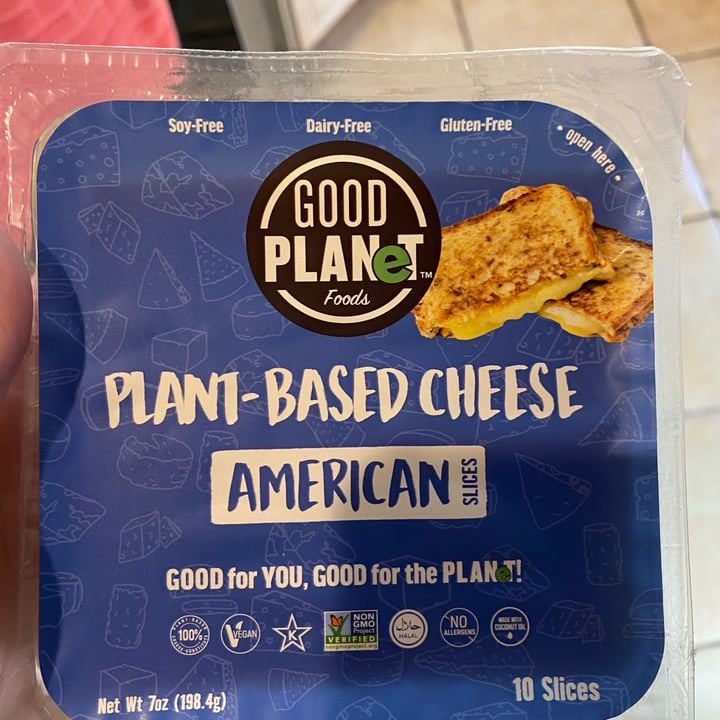photo of Good Planet Foods Dairy-Free American Slices shared by @pam22 on  08 Nov 2020 - review