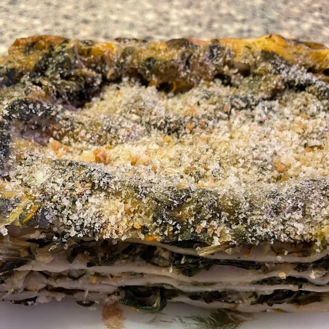 Photo of the dish “Lasagne vegane alle erbe”