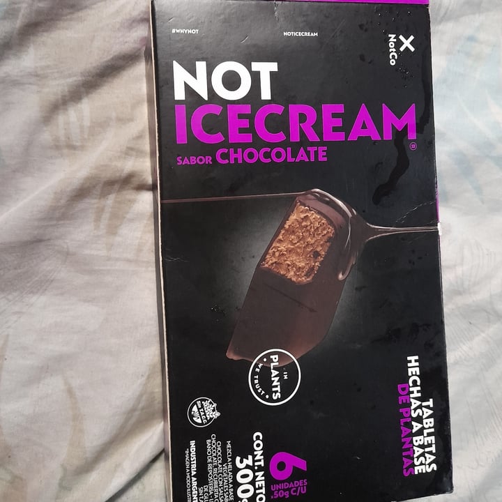 photo of NotCo Not Icecream sabor Chocolate Tabletas Hechas a Base de Plantas shared by @lveganvenusl on  25 Dec 2021 - review