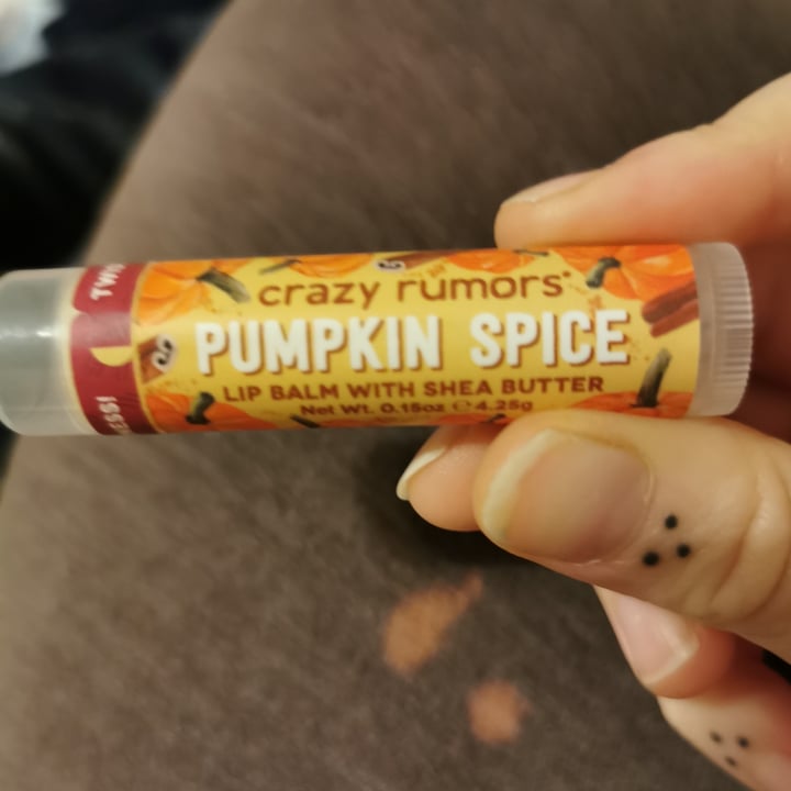 review photo of Crazy Rumors Pumpkin Spice Lip Balm shared by @cthomps05 on 19 Nov 2022 - review