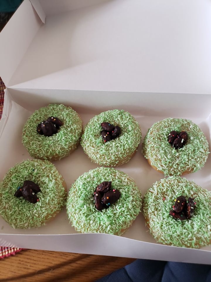 photo of blank coffee | food Vegan Donuts shared by @trich59 on  12 Apr 2020 - review