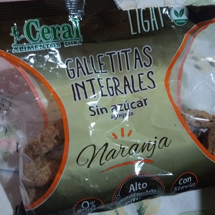 photo of Ceral Alimentos Diet Galletitas Integrales Sin Azucar Naranja shared by @magalisilvero on  27 Jan 2022 - review