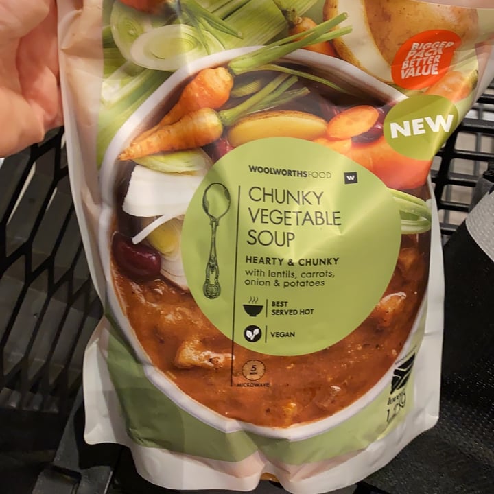 photo of Woolworths Food Chunky Vegetable Soup shared by @jacquivo on  02 May 2021 - review