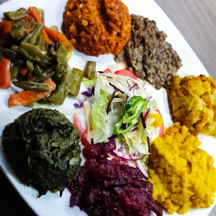 photo of Afro deli and coffee All veg plate shared by @fitveganactivist on  10 Apr 2022 - review