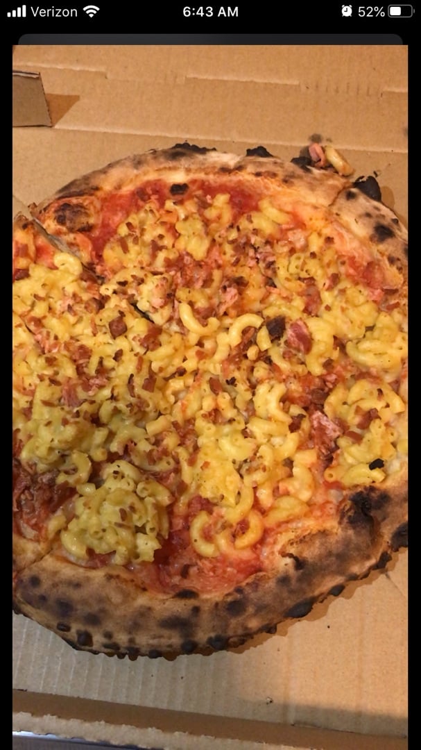 review photo of Bare Knuckle Pizza Mac And Cheese Pizza shared by @saawright on 07 Jan 2020 - review