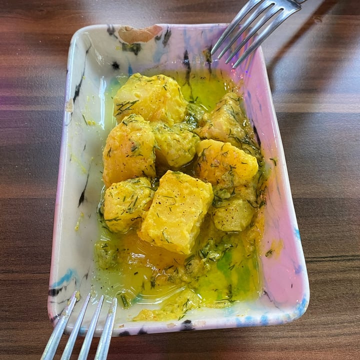 photo of Veganarsist potato salad with mustard shared by @juliprisma on  21 Aug 2022 - review