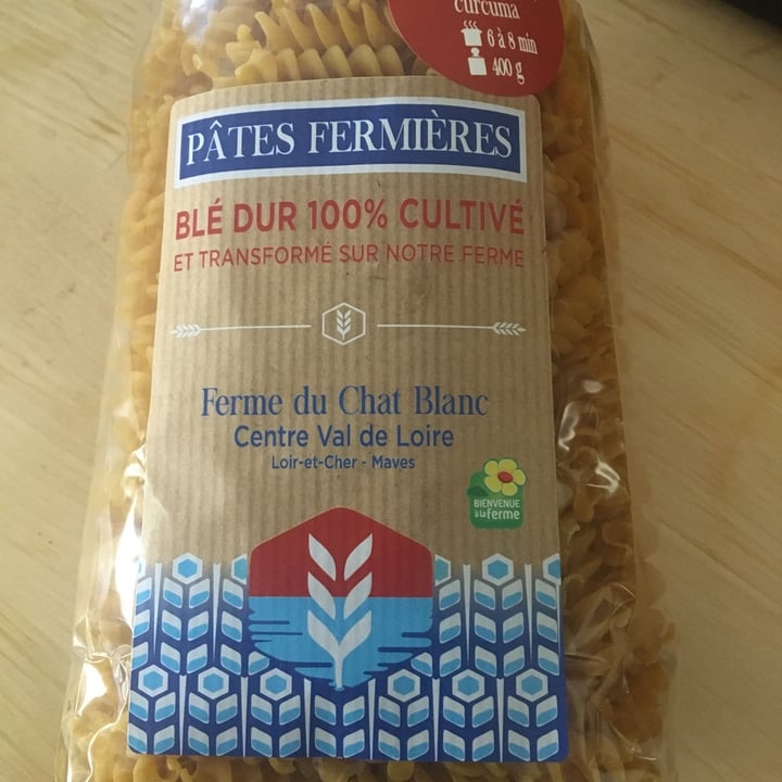 photo of La ferme du chat blanc Pâtes blé dur aux carottes, cumin, curcuma. shared by @jebgroingroin on  26 Mar 2020 - review