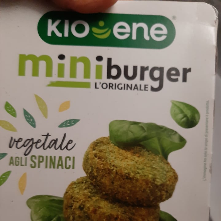 photo of Kioene Mini Burger Vegetale Agli Spinaci shared by @marghemecheri123 on  11 Apr 2022 - review