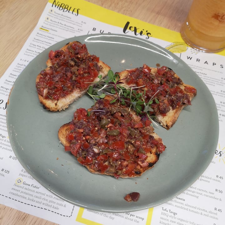 photo of Lexi's Healthy Eatery Tomato bruschetta shared by @janco88 on  17 Oct 2020 - review