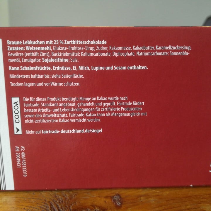 photo of Wintertraum Schoko Lebkuchen shared by @buhly on  22 Nov 2021 - review