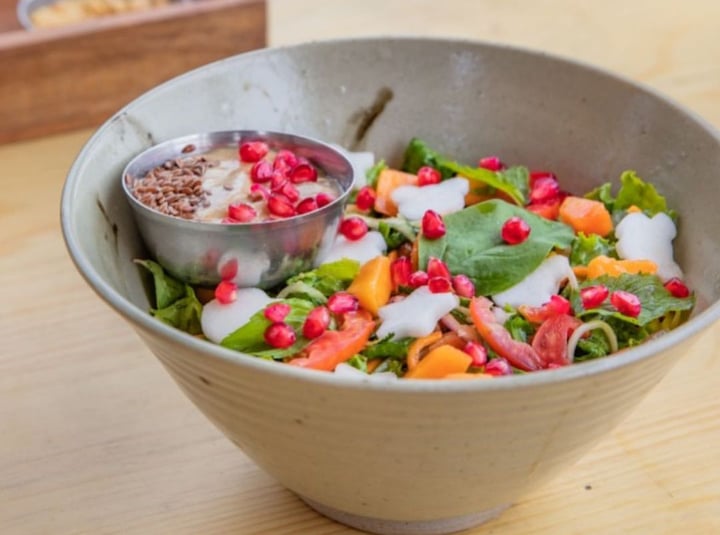 photo of Bodhi Greens - The Organic Vegan Café Vegan rainbow raw salad shared by @swarnaliroy58 on  17 Feb 2020 - review