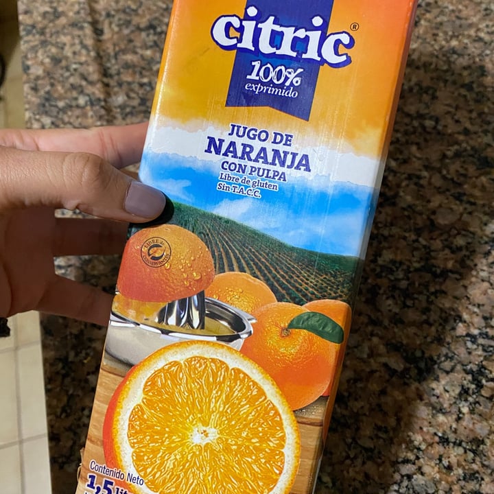 photo of Citric Jugo de naranja Con Pulpa shared by @givargas on  14 Jun 2021 - review