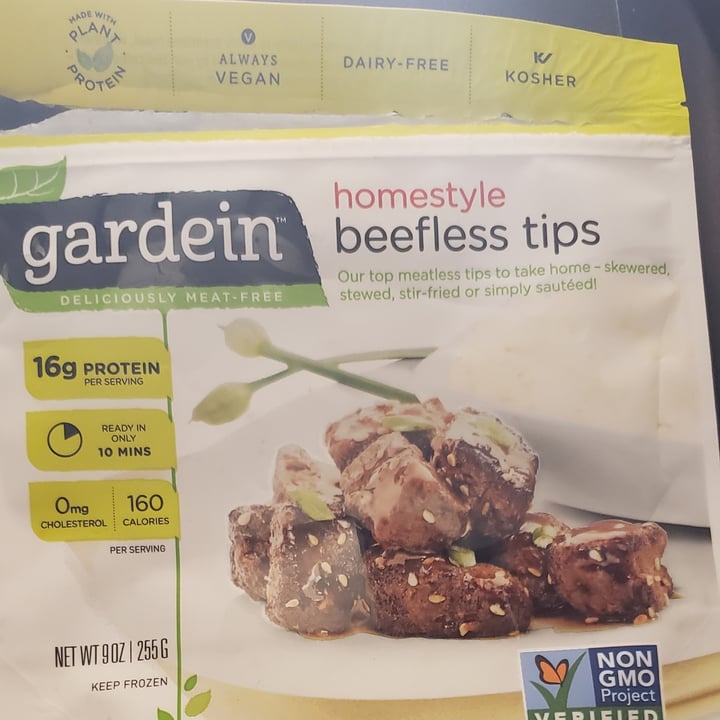 photo of Gardein Homestyle Beefless Tips shared by @lataliz on  31 Dec 2020 - review